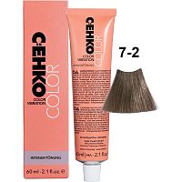 Крем тонирующий для волос Color Vibration, 7/2 Пепельный блондин/Mittelblond asch, 60 мл